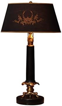 Shutting2020 Noćni lampice Black mramorni bazni stol svjetiljka u predvorju stolne lampe Villa spavaća soba