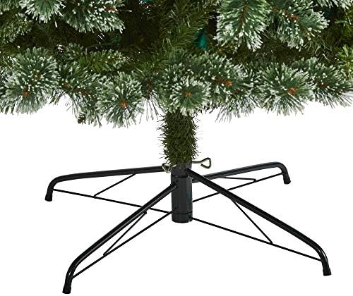 Skoro prirodno 9ft. Wisconsin Slim Snim Tip Pine umjetno božićno drvce sa 800 čistim LED svjetlima, zeleno