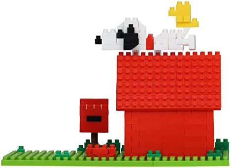 nanoblock-Peanuts-Snoopy House, komplet za izgradnju serije za prikupljanje likova, Multi, NBH_228
