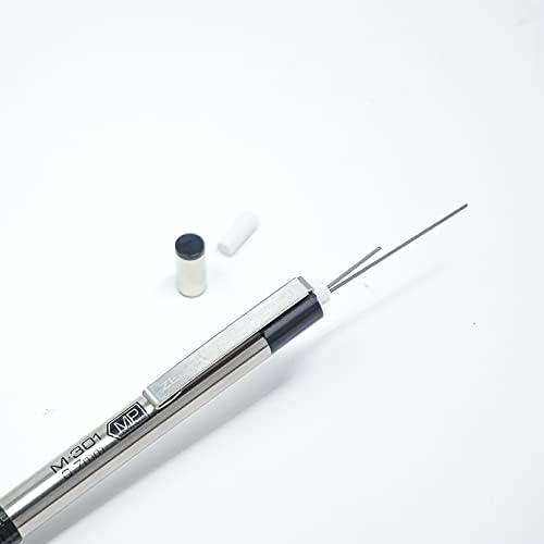 Zebra Pen M-301 mehanička olovka, cijev od nehrđajućeg čelika, Fina tačka, 0,5 mm, crna drška, 12 pakovanja