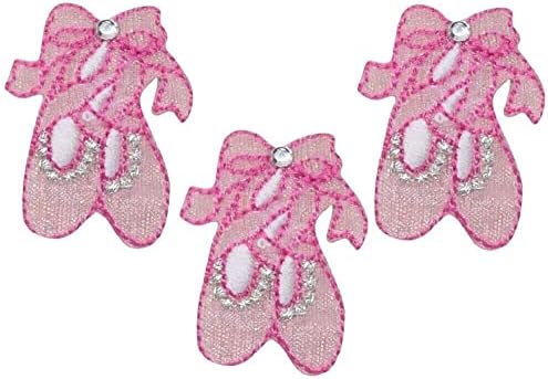Cool flasteri Originalni dizajn zakrpa baletne plesne papuče Applique Patch - Ballerina Cipele 1-1 / 8 Modni