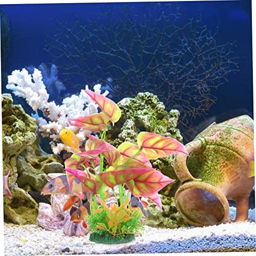 Ipetboom 2kom akvarijum uređenje akvarijuma dekoracija akvarijuma Botanički dekor biljna Plastika