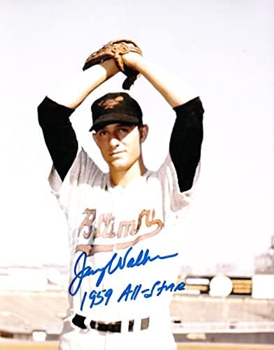 Jerry Walker Baltimore Orioles 1959 All-Star Akcija potpisan 8x10 - AUTOGREM MLB Photos