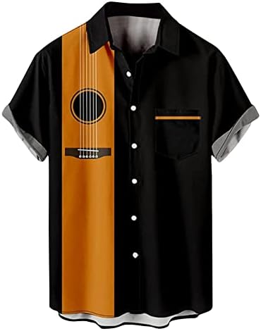 RTRDE muške košulje kratki rukav dugme dole Havajska ljetna plaža štampane Casual majice Casual stilski,