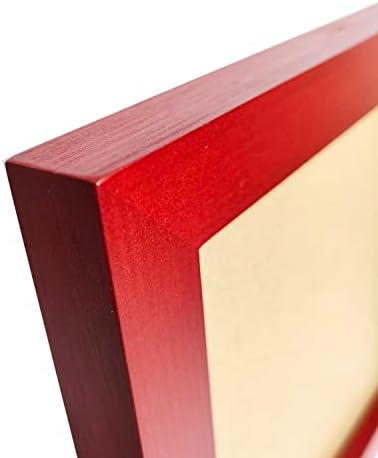ZXT-dijelova 8x12 okvir za slike Red. Puno drvo , 2 akrilne ploče , 1 komad bakrenog papira, može prikazati