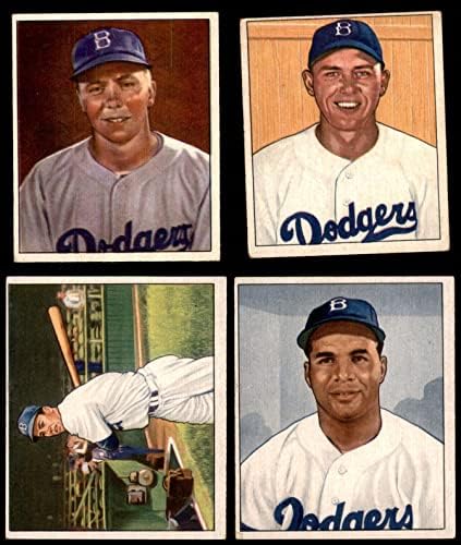 1950. Bowman Brookiln Dodgers Team je postavio Brooklyn Dodgers VG / ex Dodgers
