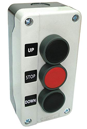 Kontrolna stanica Dayton Push gumba, 2no / 1nc obrazac za kontakt, broj operatora: 3