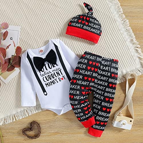 Dimoybabe novorođene dječje odjeće set slatkih odjeća za dojenčad 3 komada dugih rukava rub + hlače + šešir