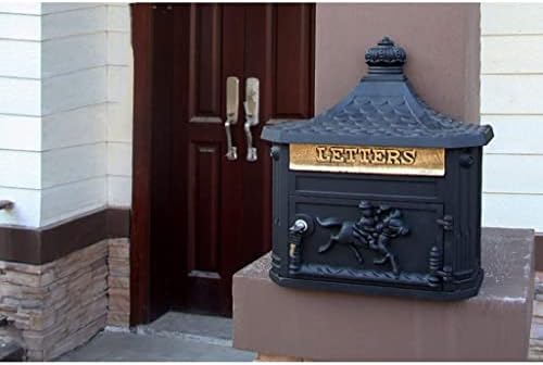 YGQZM elegantna zidna poštanska kutija sa vratima, tipkama i vijcima