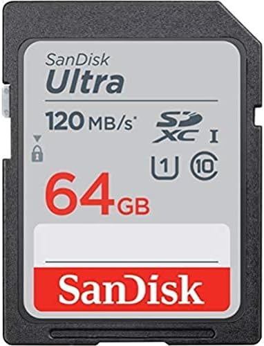 SanDisk 64GB Ultra SDXC UHS-I memorijska kartica - 120MB/s, C10, U1, Full HD & 256GB Ultra microSDXC UHS-I