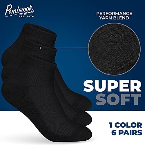 Pembrook Extra široke čarape i dijabetičke čarape za gležnjeve paketa