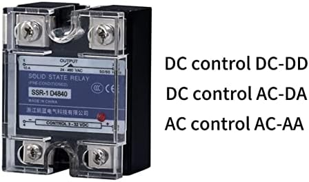 40da jednofazni čvrsti državni relej sa toplotnim sudoptom DC kontrola AC 40A Sigurna i izdržljiva releja