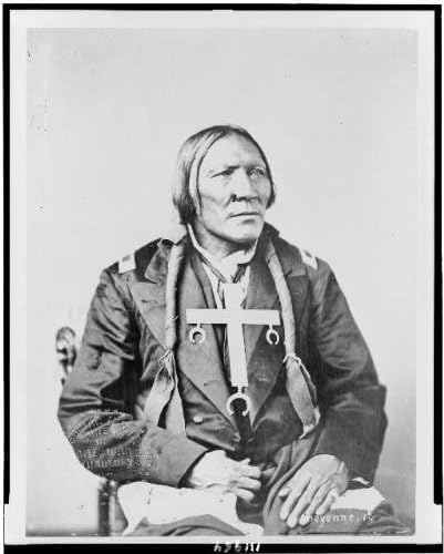 Fotografija: mali ogrtač, Cheyenne Indijanac,plemenski poglavica,Indijanci Sjeverne Amerike,1909-1932