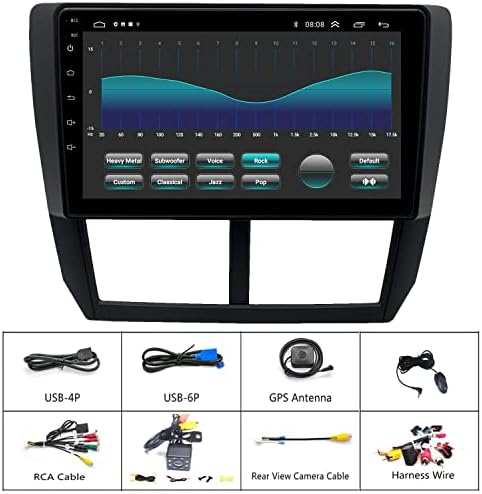za Subaru Radio nadogradnju, Forester 2009-2013, Impreza 2008-2014, WRX 2008-2014, Android Stereo navigacijska