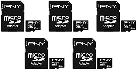 PNY 16GB klasa performansi 4 MicroSD Flash memorijska kartica 5-Pack