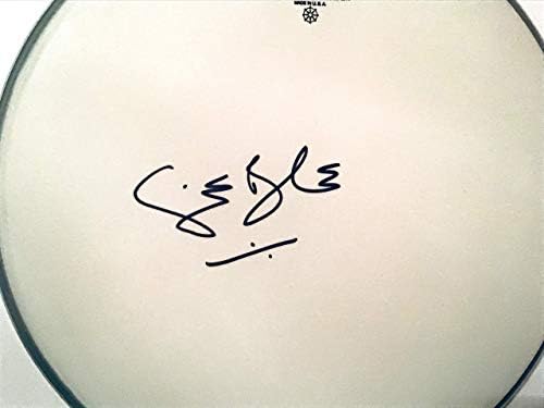 Đumbir Baker potpisan bubnjar autogramom remo krema slijepa vjera