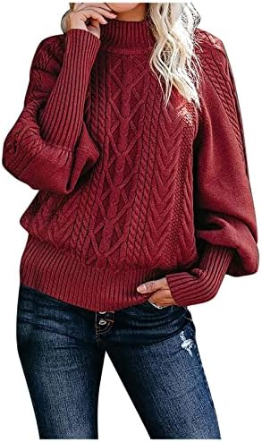 Ymosrh Ženski džemperi Ležerne prilike pune boje podešeni glavom okrugli vrat dugački džemper s dugim rukavima