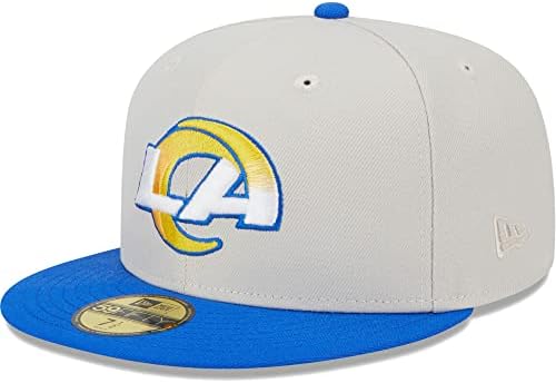 NOVO ERA MUŠKI KHAKI / ROYAL LOS Angeles Rams Super Bowl Champions Patch 59Fifty ugrađeni šešir