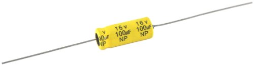 NTE Electronics NPA10M63 serija NPA aluminijumski ne polarizirani elektrolitički kondenzator, 20% tolerancija