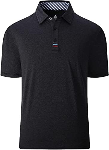 Swisswell Golf majice za muškarce vlage Wicking kratki rukav klasični fit performanse polo majice teniske