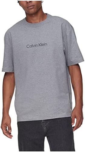 Calvin Klein Muška opuštena kroja CK Logo Crewneck majica