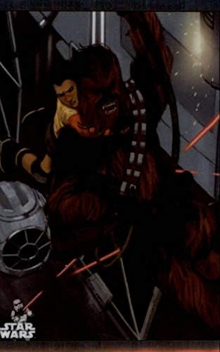 2019 TOPPS Chrome Star Wars Legacy Marvel Comic Conters MC-15 Chewbacca Trgovačka kartica