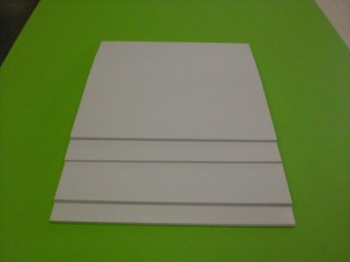 Bijeli Stiren Polistiren Plastični Lim .125X24 X24 1/8 Štampa Za Vakuumsko Oblikovanje