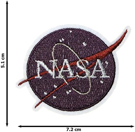 JPT - NASA Simbol vezeni apparat željezo / šivati ​​na zakrpama Značka slatka Logo Patch na prsluk jaknu