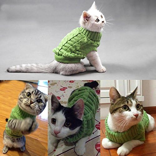 Bolbove pleteni džemper sa kornjačom za male pse & amp; mačke trikotaža odjeća za hladno vrijeme