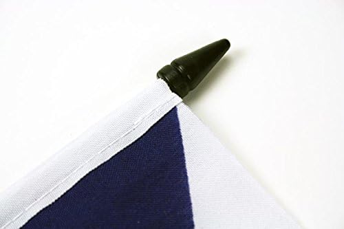 AZ zastava Layotte stola zastava 5 '' x 8 '' - francuska regija majottne stolove zastava 21 x 14 cm - crna