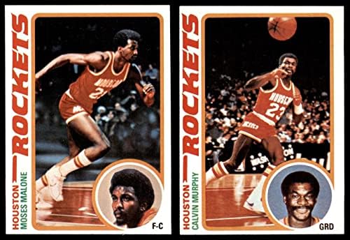 1978-79 TOPPS HOUSTON ROCKETS Team set Houston Rockets Ex + Rakete