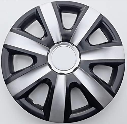Coprit set poklopca od 4 kotača 13 inčni srebrni-crni hubcap snap-on fits volkswagen vw