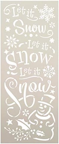 Neka snječnina snjegovica od strane Snowmana od strane Snowmana 12 | DIY Winter Snowflake Home Decor | Znakovi