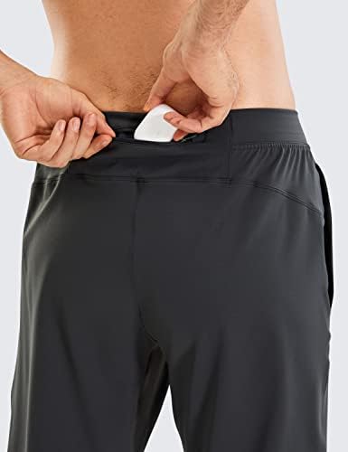 CRZ YOGA muške 4-Way Stretch atletske pantalone sa džepovima 30 & 34; - udobne pantalone za treniranje