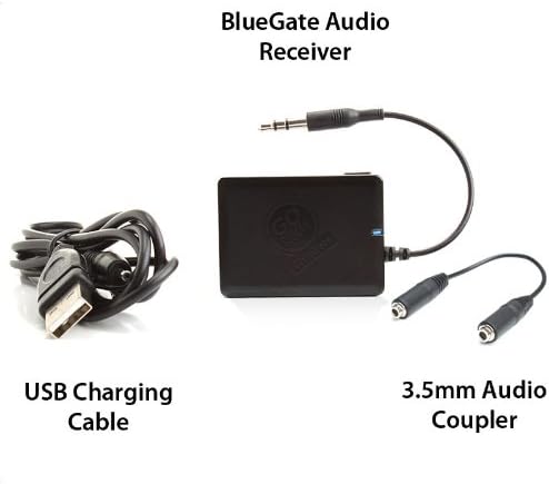 GOgroove BlueGATE Prijenosni Bluetooth prijemnik 3.5 mm AUX bežični Audio Adapter sa 14-satnim streamingom