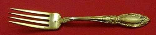 King Richard Vermeil By Towle Sterling Silver Regular Fork 7 3/8 Gold