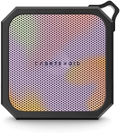CASETEROID Musoid Mini vodootporni zvučnik - svijetlo ljubičasta sa svijetlim bojama crna jedna veličina