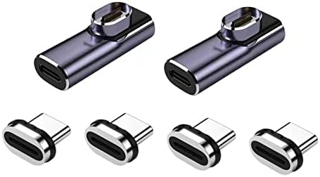 Youngselly USB C magnetski adapter i USB C priključak, podrška Thunderbolt 4, USB4.0, PD 100W Brzi punjenje
