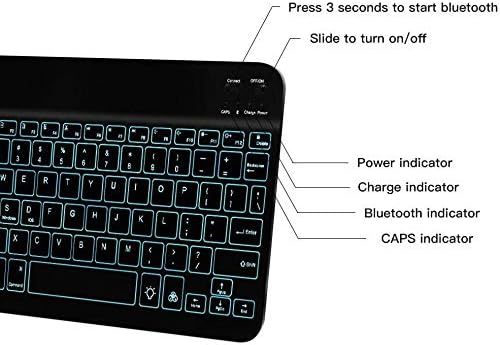 BoxWave tastatura kompatibilna sa Motorola Moto X40-SlimKeys Bluetooth tastaturom - sa pozadinskim osvetljenjem,