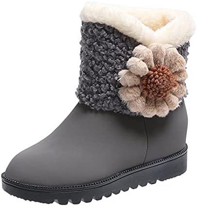 Čizme za žene kaubojski stil vintage zimske gležnjače zimske kožne čizme borbene čizme cipele za dame zabavu